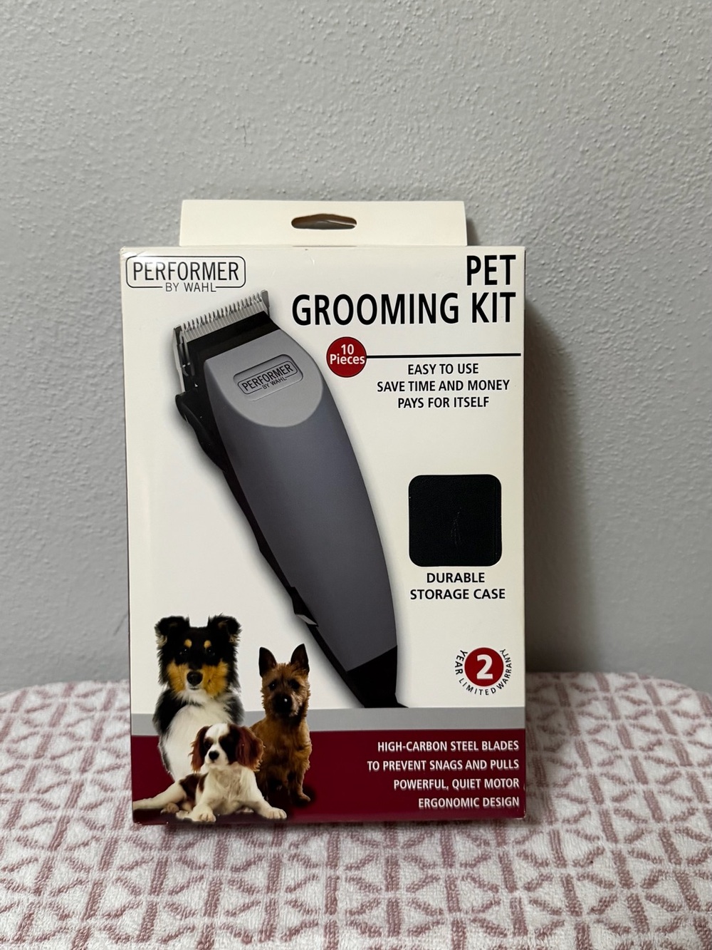 Wahl Performer Pet Grooming Kit - Gray and Black